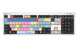 Logickeyboard Adobe Premiere Pro CC Slim Line PC Keyboard | Shortcut Keyboard for Adobe Premier Pro CC