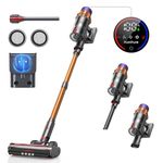 HONITURE 550W/45Kpa Cordless Vacuum Cleaner, 60 Mins Powerful Vacuum, Touch Screen, Wall Mount Charging, 1.5 L Dustcup, Anti-Tangle Rollor, Upright Vacuum Cleaner for Carpets, Hard Floors, Pet Hair