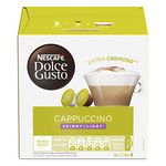 Dolce Gusto Cappuccino Capsules for The Dolce Gusto Machine by Nescafe (Case of 6 Packages; 96 Capsules Total)