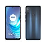 Motorola Smartphones moto g50 (6.5 Inch Max Vision HD+, Qualcomm Snapdragon 480 2.0 GHz octa-core, 48 MP Triple Camera, 5000 mAH Battery, Dual SIM, 4/64 GB, Android 11), Steel Grey