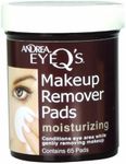 Andrea Eye Q's Moisturizing Eye Makeup Remover Pads, 65-Count (Pack of 3)