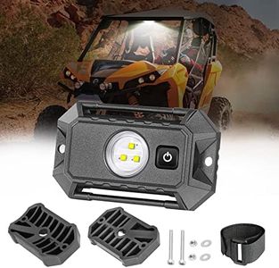 UTV LED Dome Light with Switch, Rfroad Lighting Universal Roll Bar Mount LED White Light 12V Interior Dome Light for UTV ATV Polaris RZR Can Am Car Golf Cart