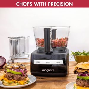 Magimix 3200XL Food Processor – Black, Compact Kitchen Appliance