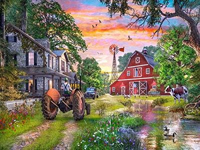 Vermont Christmas Company Working Farm Jigsaw Puzzle 550 Piece