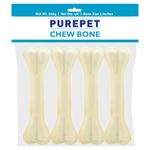 PUREPET Dog Treat Chew Bones,12.7Cm 260G Pack of 4 Bones, All Life Stages