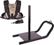 miR Heavy Duty Power Speed Sled with Shoulder Harness Color .300lbs max Weight. at Home, Gym and Football Training (Desert Camouflage)