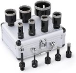 Vearter 12PCS Diamond Core Drill Bi