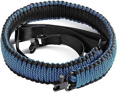 VVAAGG Two-Point Paracord Rifle Sling with Swivels, Non-Slip 2 Point Gun Sling with Adjustable Length Rifle Strap