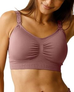 Kindred Bravely Sublime Simply Nursing Bras for Breastfeeding, Adjustable, Seamless & Wireless Maternity Bra (Twilight, Medium)