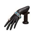 ChezMax Funnuf Resin Hand Model Display Jewelry Rack Holder for Bracelet Ring, Black