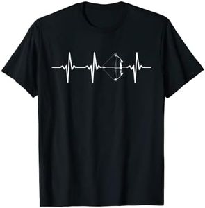 archers battement de coeur tir à l'arc ECG flèche de tir à l T-Shirt