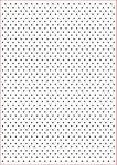 Vaessen creative 3605-001 Dot Embossing Folder, Transparent, A4