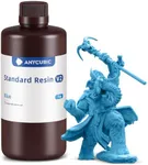 ANYCUBIC 3D Printer Resin, Upgraded 8K Standard Resin V2, Enhanced Toughness and Strength, Lower-Odor, High Precision 3D Printing Resin for All LCD Resin 3D Printers (Blue, 1kg)