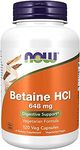 Betaine HCl 648 mg with 150 mg Pepsin 120 Veg Capsules