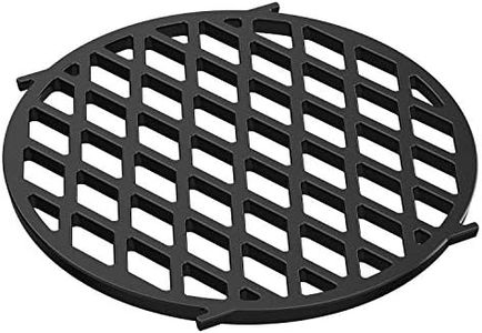 Onlyfire Griglia in Ghisa per Weber Gourmet BBQ System, Sear Grate Adatta per Barbecue a Sfera di 57 cm (Ø 30 cm)