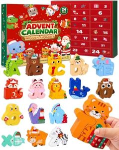 Advent Calendar 2026 Animal Alphabet Matching Puzzles for Toddlers 26 PCS