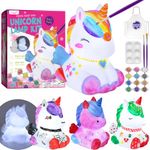 Paint Your Own Unicorns Lamp Kit, Art Supplies Arts & Crafts Kit, Painting kit for Kids 6-12, Arts and Crafts for Kids Ages 8-12, Toys Girls Boy Birthday Gift Ages 6 7 8 9 10 11 12+