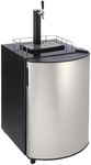 Garvee Beer Kegerator, Single Tap Draft Beer Dispenser, Full Size Stainless Steel Keg Refrigerator With Drip Tray, CO2 Cylinder, 32°F- 50°F Temperature Control, 128 L