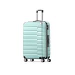 Strenforce Rolling Upright Luggage with 8 Wheels TSA Lock Checked-in 24inch,Mint Green