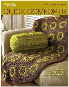 Leisure Arts Quick Comforts 9 Crochet Designs Crochet Book – Step-by-Step Stitch Guide with Easy Patterns and Techniques, Learn to Crochet with This Crochet Pattern Books