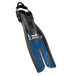 SCUBAPRO Twin Jet Max Diving Fin (Black/Blue, Extra Large)