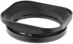 Haoge LH-X53 Bayonet Square Metal Lens Hood for Fujifilm Fuji Fujinon XF 35mm F1.4 R / XF35mmF1.4 R, XF 18mm F2 R / XF18mmF2 R, XF 60mm F2.4 R Macro / XF60mmF2.4 R Macro Lens