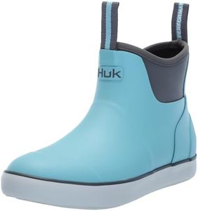 HUK Rogue Wave Shoe, Fishing & Deck Boot for Women Rain, Marine Blue, 8