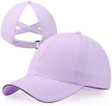 Girls Criss Cross Ponytail Hat Mesh