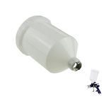 ORAZIO Paint Spray Gun HVLP Plastic Cup 600ml with Thread Connector Fits Most Automotive Series Spray Guns SP22142002