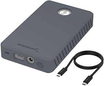 SABRENT Thunderbolt 3 to Dual NVMe M.2 SSD Tool Free Enclosure (EC-T3DN)