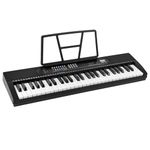 Axus AXP15 54 Key Portable Keyboard Piano Mini Keys with Music Rest - Black