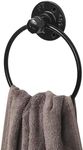 Industrial Towel Ring Rustic Pipe Hand Towel Holder Wall Mounted for Bathroom