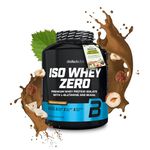 BioTechUSA Iso Whey Zero | Premium Whey Protein Isolate | Grass-Fed | Enzyme-Free | Sugar- and Gluten-Free, 2.27 kg, Hazelnut