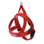 EzyDog Quick Fit Dog Harness, Large, Red