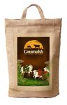 Gaumukh 100% Organic Cow Dung Manure Fertilizer Compost for Plants & Home Gardening (5 KG) + Jute Grow Bag