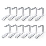 ProTensils Large Tablecloth Clips, Outdoor Table Cover Clamps for 2.5" Thick Tables, Stainless Steel Holders | Durable, Windproof, Rust-Free (12 Pcs, Large)