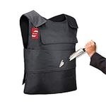 shindn Stab Proof Vest Body Armor Anti Knife Stab Front and Back Armor Proof Vest Concealed police Vest (Stab Vest)