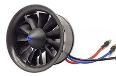 50mm EDF 4900KV 3S Maximum thrust770g,Brushless Motor, Applicable to RC Jet Aircraft