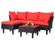FDW Patio Furniture Sets 5 Pieces O