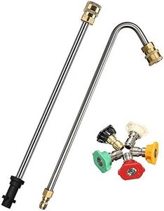 Stone Banks Angled Spray Lance, Underchassis Wash Lance Compatible with Karcher K2 K3 K4 K5 K6 K7 Pressure Washers, Guttering Cleaning Kit Gutter Rod Cleaner Attachment Pressure Washer Accessory