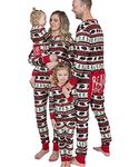 LazyOne Flapjacks, Pajamas for The Dog, Baby & Kids, Teens, and Adults, One Piece Pajamas, Family Matching Pajamas, Jammies (Bear Fair Isle, Large)