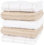 KAF Home Premium Dual Purpose Kitchen Towels (16”x 28”, 5 Pack) | Cotton Kitchen Hand Towels | Absorbent and Plush Dual Purpose Terry Dish Towel Set