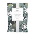 Greenleaf SHIMMERING SNOWBERRY - Fresh Large Scented Sachet Bag - Fragrance of Grapefruit, Jasmine, Sugar, Almond, Sandalwood - Drawer Fragrance Wardrobe Air Room Freshener for Living Room, Bathroom