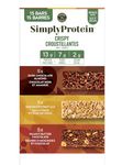 Simply Protein Best Sellers Variety Pack Protein Bars, Gluten Free, Vegan, High Protein Snacks, 15 Count