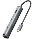 CableCreation USB C Hub Multiport Adapter 4K 60Hz,7-in-1 USB-C Hub with HDMI, 100W PD, Type C and 2 USB 3.0 5Gbps Data Ports and SD/TF Cards Reader for MacBook Pro/ Air, iPad Pro, XPS