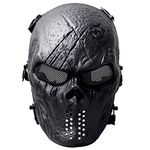 Fansport Airsoft Face Mask Outdoor Game Mask Full Face Costume Mask