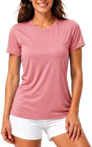 Boladeci Workout Tops for Women Sun UV Protection Swim Shirts Rash Guard