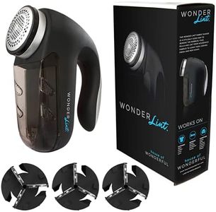 Wonder Lint Fabric Sweater Shaver Fuzz Pill Bobble Remover Depiller Electric Clothes Furniture High Speed Performance (5W Motor) 3 Sets of Spare Blades