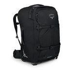 Osprey Europe Unisex Wheeled Bag, Black, One Size