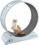 Scizor Cat Wheel Large Cat Wheel Treadmill for Cats Large Cat Running Wheel for Home Cats Cat Wheel Activity for Cats Indoor Cat Wheel Balance Bike Cats(Grey)